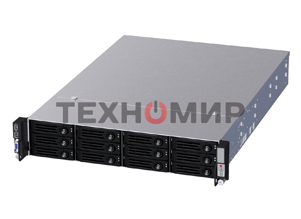 Серверный корпус Ablecom 2U CS-R29-04P E-ATX, ATX, Micro-ATX, Mini-ITX MBs; 12 x 3.5'' hs + 2 x 2.5'' hs rear; 800 Wt CRPS(1+1); no rails