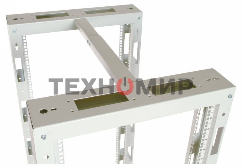 Стойка телеком. универсальная ЦМО! 42U двухрамная (СТК-42.2) (1 коробка)