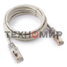 Патч-корд FTP Cablexpert cat.5e, 2м, литой, многожильный серый