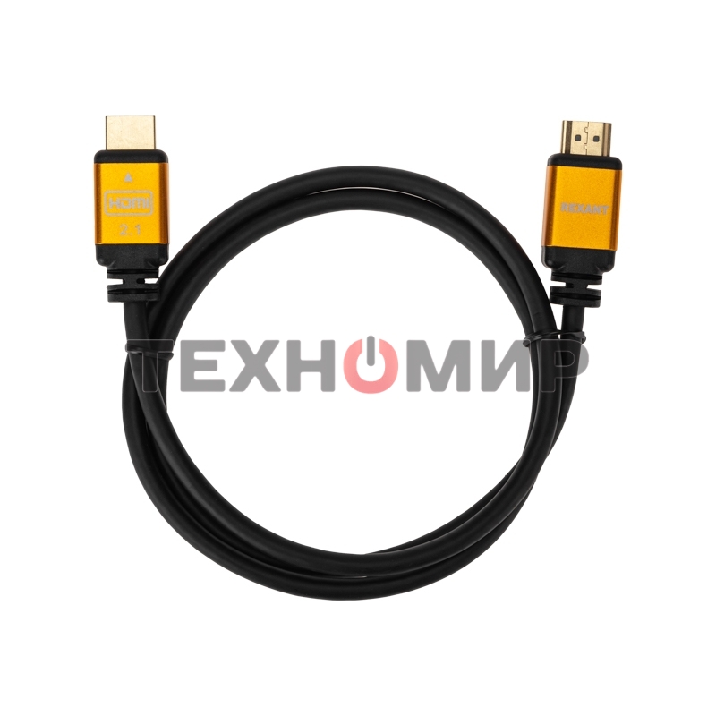 Кабель Rexant HDMI - HDMI 2.1 длина 1 метр GOLD