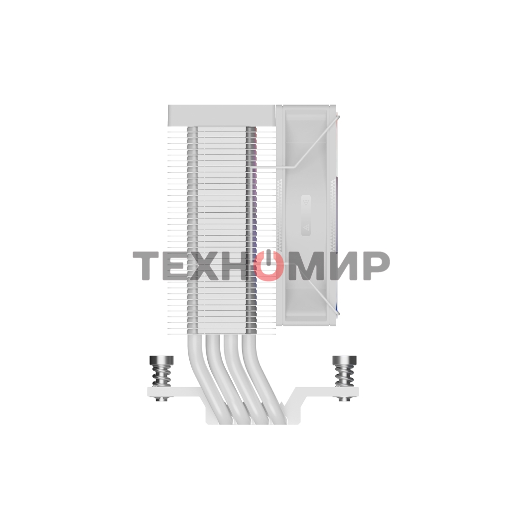 Кулер PCCooler R400 ARGb белый 92мм алюминий+медь 2200rpm 30db 4-pin 180W 133мм