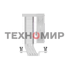 Кулер PCCooler R400 ARGb белый 92мм алюминий+медь 2200rpm 30db 4-pin 180W 133мм