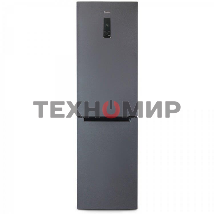 Холодильник Бирюса Б-W980NF графит двухкамерный 240/130л морозилка снизу, No Frost