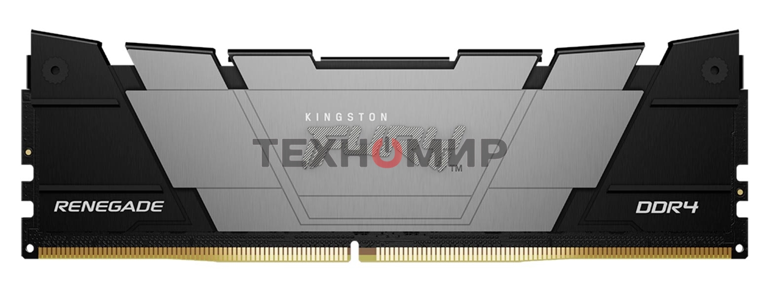 Оперативная память Kingston Fury Renegade, DDR4, 64GB (2x32 GB), 3200 MHz, CL16, DIMM, с радиатором, черный