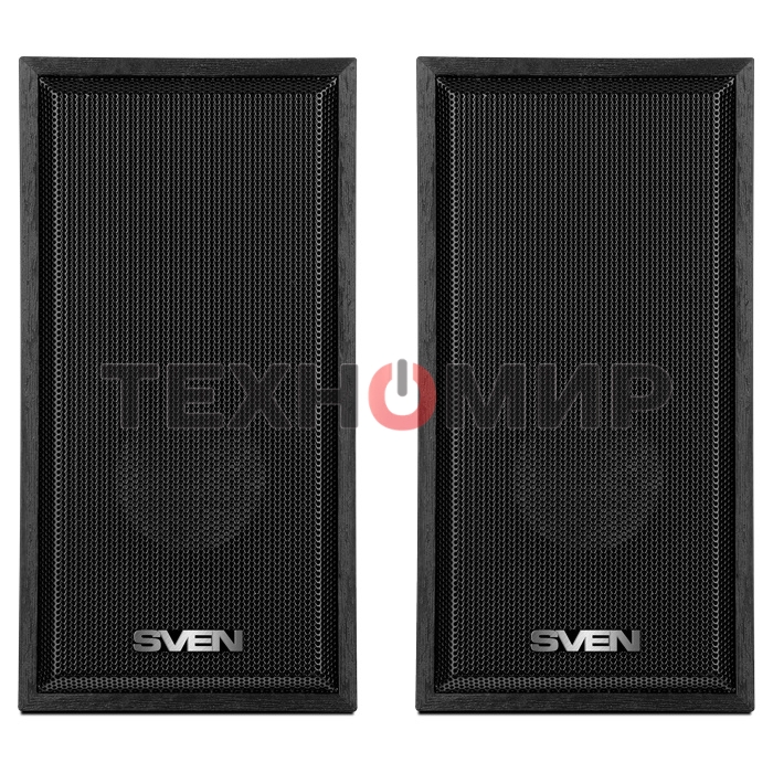 Акустическая система SVEN SPS-509 2.0 (2x3W, USB+БП) дерево, черный