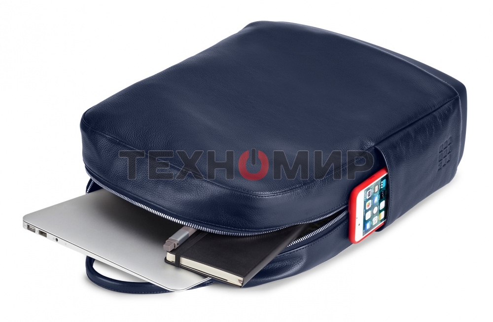 Рюкзак Moleskine Classic Leather ET84BKB20 синий натур.кожа