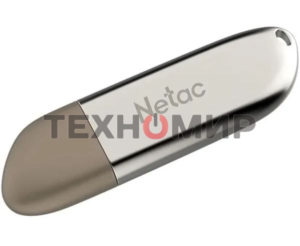 Флешка USB Netac U352 (NT03U352N-032G-20PN), 32Gb, USB 2.0, R/W 50/15, серебристый