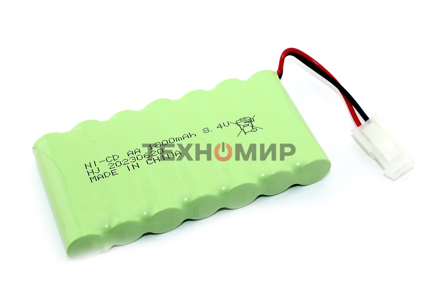 Аккумулятор Ni-Cd 8.4V 1800 mAh AA Flatpck разъем 5559