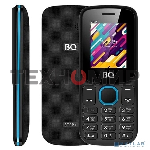 Мобильный телефон BQ 1848 Step+ черный/синий