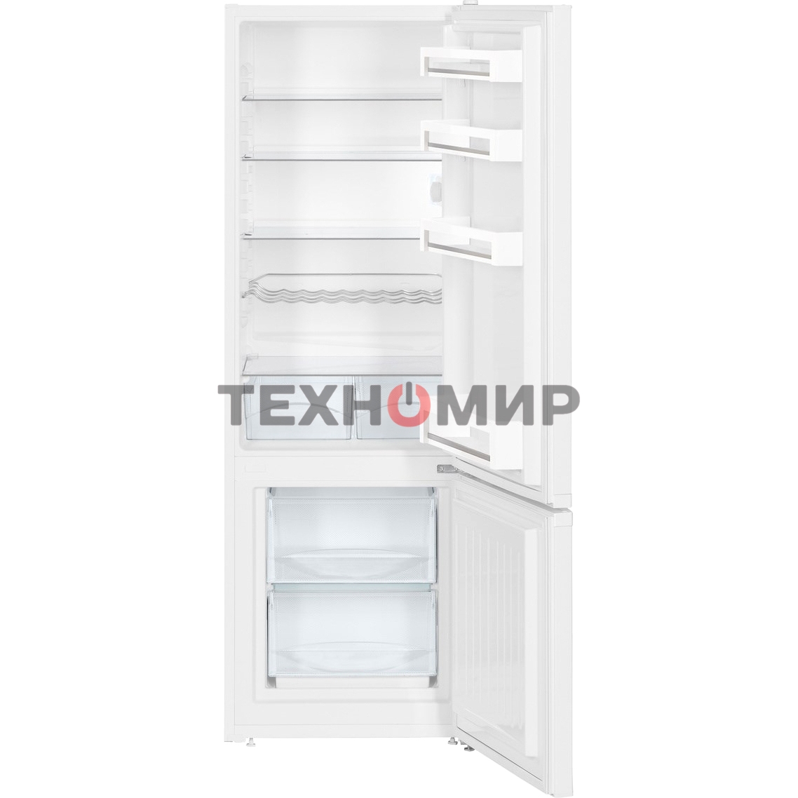 Холодильники Liebherr CUe 2831-26 001 белый двухкамерный 212/53л морозилка снизу