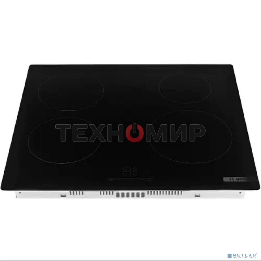 Индукционная варочная панель Bosch Serie 4 PUE611BB5E, индукционные, независимая, черный