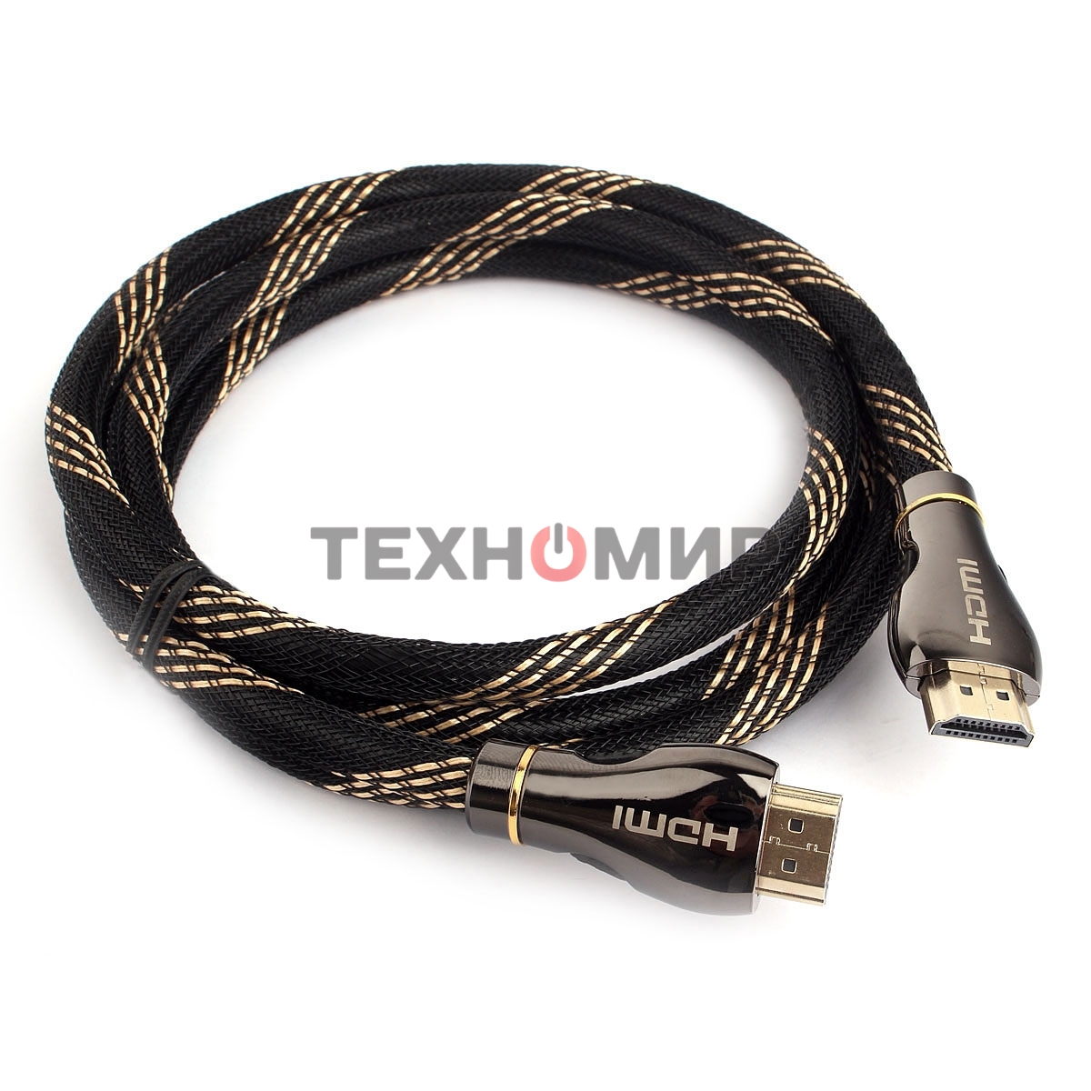 Кабель Cablexpert HDMI CCP-HDMI8К-1.5M, 19M/19M, v2.1, 8К, медь, позол.разъемы, экран, оплетка, 1.5м, черный, пакет