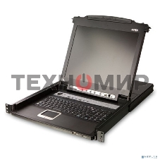 KVM переключатель Aten KVM W/LCD 8PORT CL5708M-ATA-RG