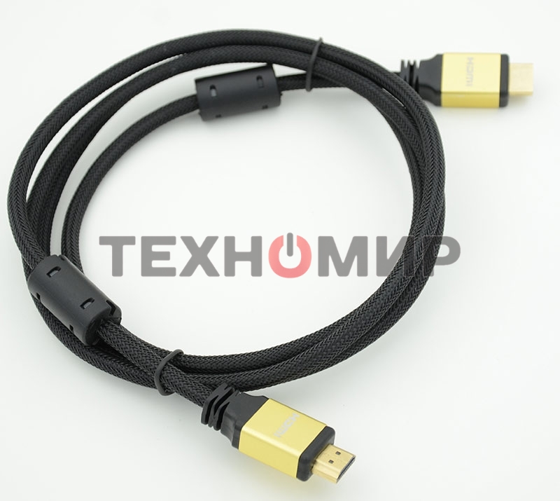 Кабель HDMI Behpex Ver.1.4 Gold jack HDMI(19pin)/HDMI(19pin) 1.8м феррит.кольца позолоченные контакты