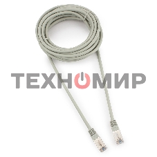 Патч-корд FTP Cablexpert cat.5e, 5м, литой, многожильный серый