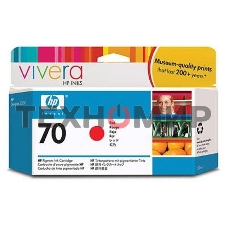 Картридж струйный HP №70 C9456A красный для HP DJ Z2100/Z3100 (130мл)