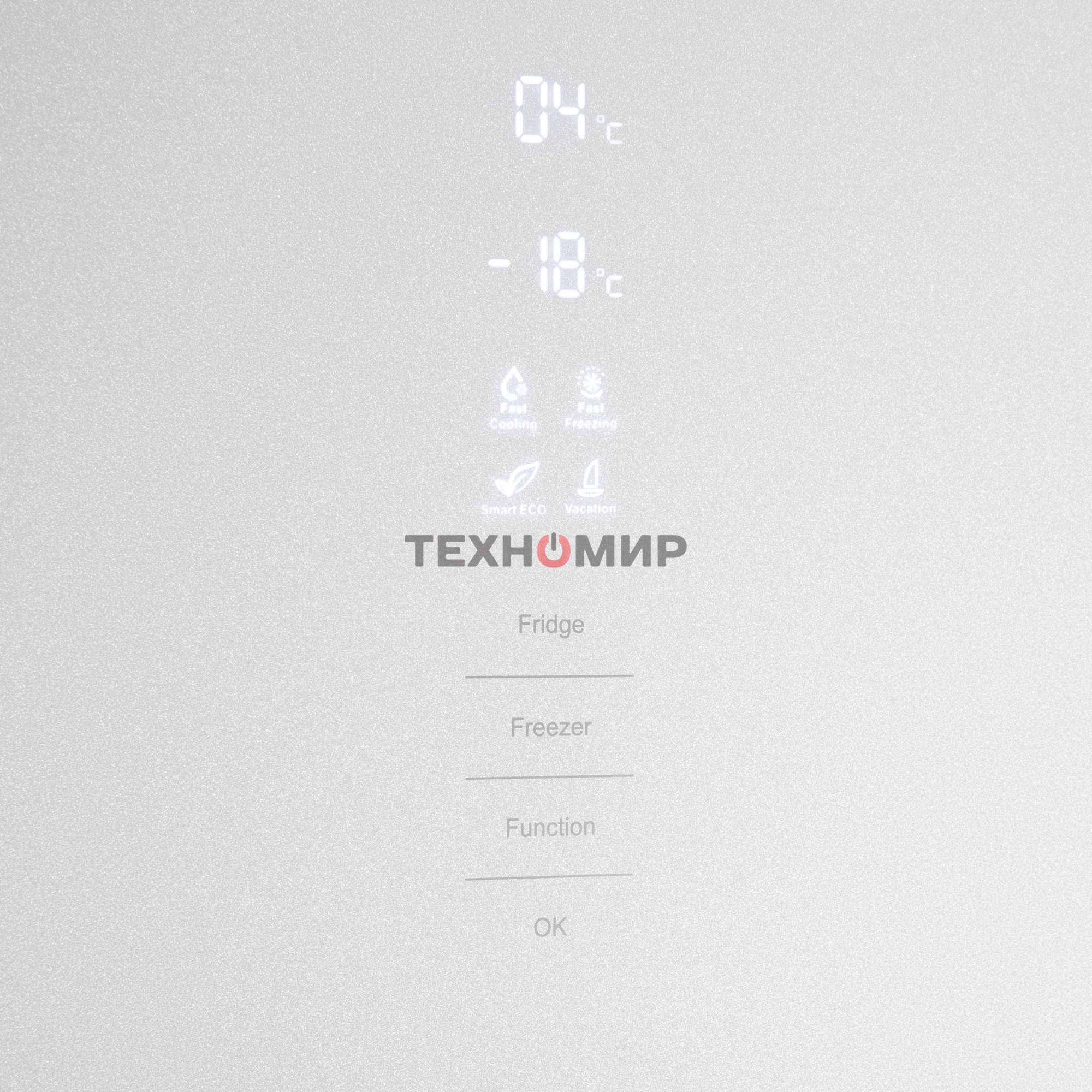 Холодильник Maunfeld MFF200NFW белый глянц. двухкамерный 271/106л морозилка снизу