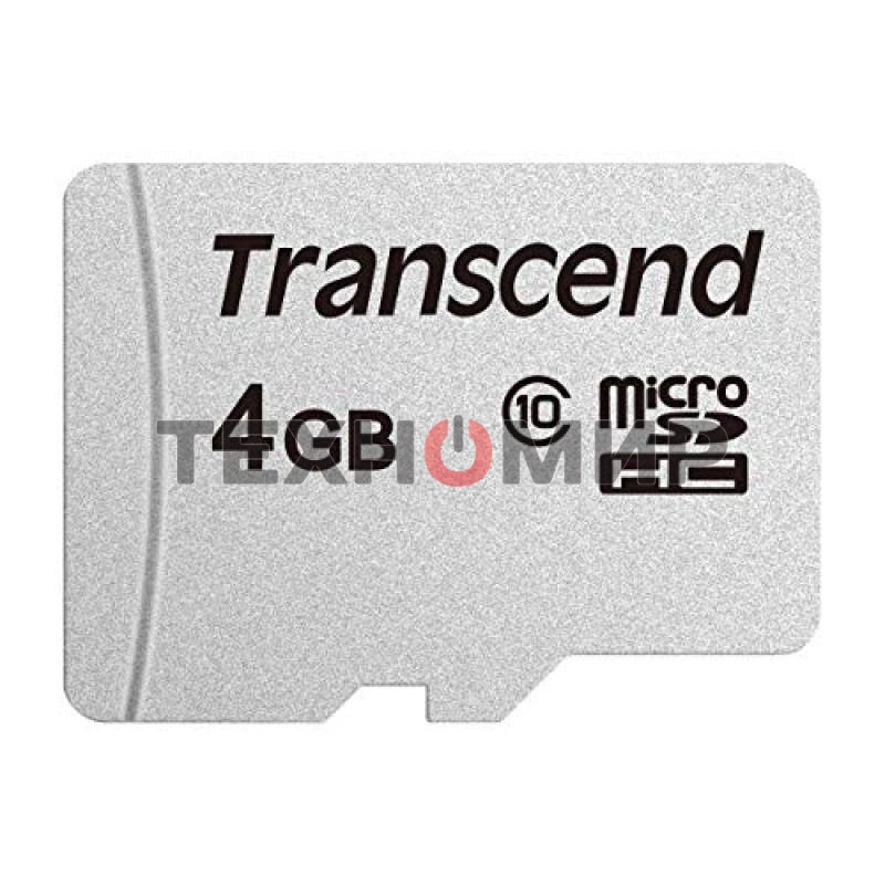 Флеш карта microSD 4Gb Transcend microSDHC Class 10, (без адаптера), TLC
