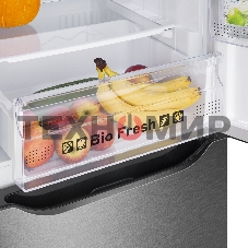 Холодильник Maunfeld MFF187NFIX10 нержавеющая сталь двухкамерный 232/98л морозилка снизу