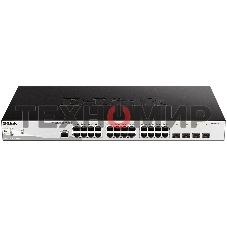 Коммутатор D-Link Gigabit Smart Switch with 24 10/100/1000Base-T ports and 4 Gigabit MiniGbIC (SFP) ports
