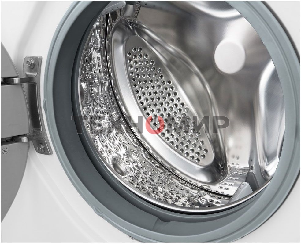 Стиральная машина LG F1296HDS1 белый, загрузка фронтальная 7 кг, 1200 об/мин., класс: А