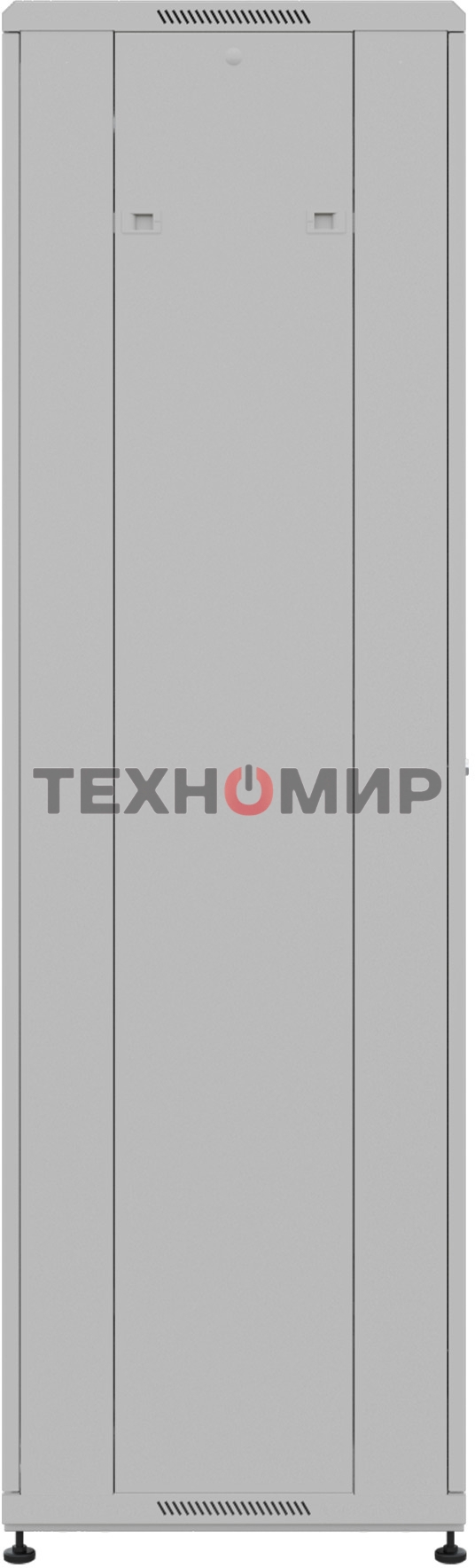 Шкаф серверный NTSS Премиум (NTSS-R42U6060GS) напольный 42U 600x600 мм пер. дв. стекл. металл 900 кг серый IP20 сталь