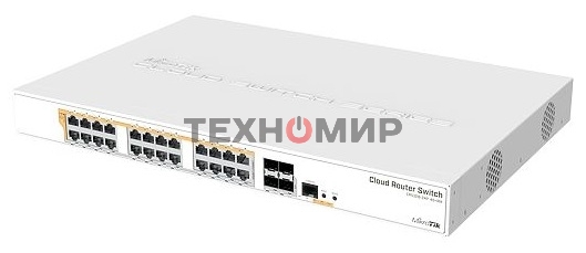 Маршрутизатор MIKROTIK CRS328-24P-4S+RM 24 SFP+