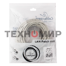 Патч-корд FTP Cablexpert cat.5e, 10м, литой, многожильный серый