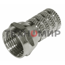 F-разъем RG-59, L=19 мм, цинк PROconnect