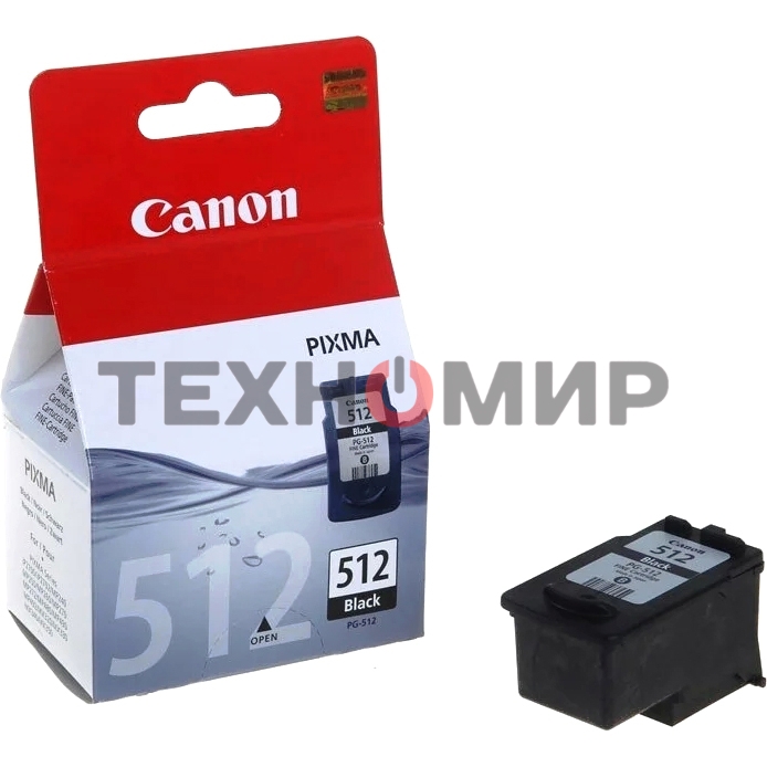 Картридж струйный PG-512Bk (2969B007) черный (401 стр.) для Canon PIXMA MP240, 260, 480
