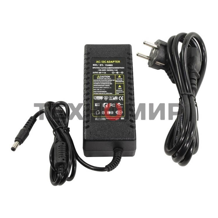 Коммутатор PoE 4 порта 10/100Mbps SWP-7504POE/2P 4xPoE+1xUplink RJ45, IEEE 802.3af, мощность 15.4 Вт на порт, БП 52В/1.25А, настенный крепеж в ком