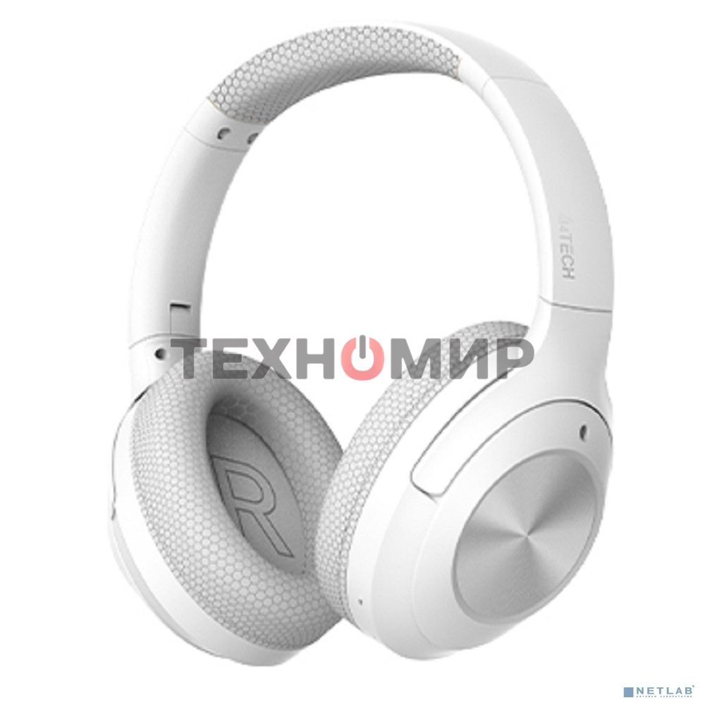 Беспроводные/проводные наушники A4Tech Bloody BH220 белый, полноформатные, Bluetooth + проводной, до 80 ч