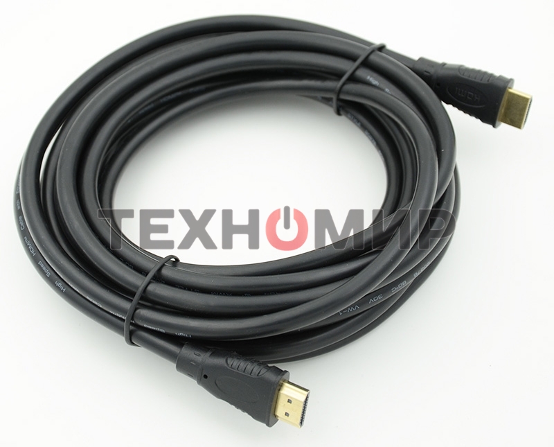 Кабель аудио-видео Behpex HDMI (m)/HDMI (m) 5м. черный ver1.4