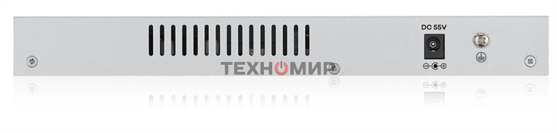 Коммутатор Zyxel GS1200-8HP V2 8 Port Gigabit PoE+ webmanaged Switch, 4x PoE, 60 Watt