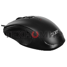 Мышь проводная Acer OMW020 черный, 1600 dpi, USB, кнопки - 4