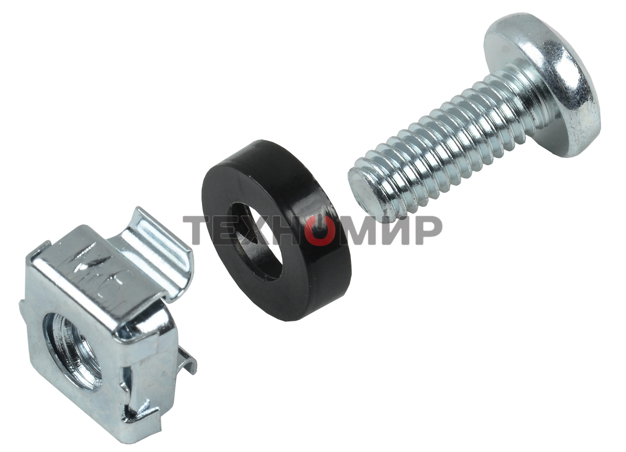 Набор закладных винтов-шайб-гаек ITK ITK-HP-15 M 6x15мм (1 компл - 20шт)