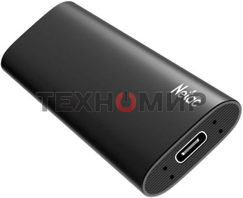 Внешний SSD Netac Z SLIM, 250 Gb, USB 3.2 Gen 2 Type-C, R/W 550/480, черный