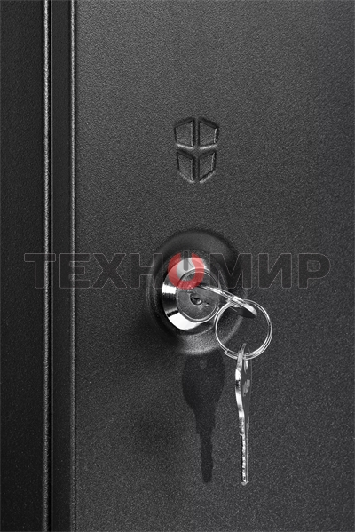 Шкаф телекоммуникационный настенный разборный ЦМО ЭКОНОМ 12U (600 x 350) дверь металл, черный (ШРН-Э-12.350.1-9005)