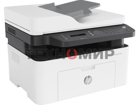 МФУ лазерное HP Laser MFP 137fnw (4ZB84A), A4, ч/б, печ. до 20 стр/мин., скан. до 15 стр/мин. (ч/б) 6 стр/мин. (цвет), 1200 x 1200 dpi (печать) 600x600dpi (скан.), USB, RJ-45, Wi-Fi, Air Print, Mopria