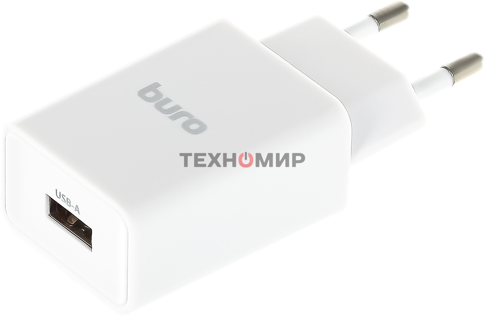 Сетевое зарядное устройство Buro BUWA1 2.1A белый