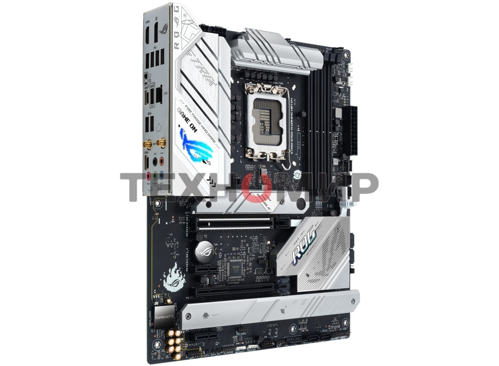 Материнская плата ASUS ROG STRIX B760-A GAMING WIFI, LGA 1700, Intel B760, 4xDDR5, 4xSATA, 3xM.2, 1xPCIe 5.0 x16, 1xPCIe 3.0 x4, 1xHDMI, 1xDP, 1x 2.5Gb LAN, 1xUSB-A 3.2 Gen 2, 2xUSB-A 3.2 Gen 1, 4xUSB 2.0, 5x3.5 мм, 7.1, Standard-ATX