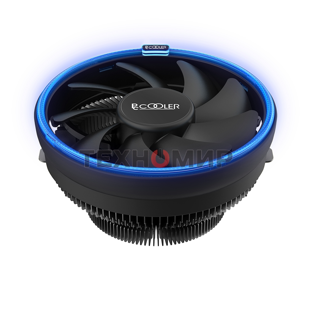 Кулер PCCooler E126MB черный 120мм алюминий 1800rpm 26.5db 4-pin 92W 70мм