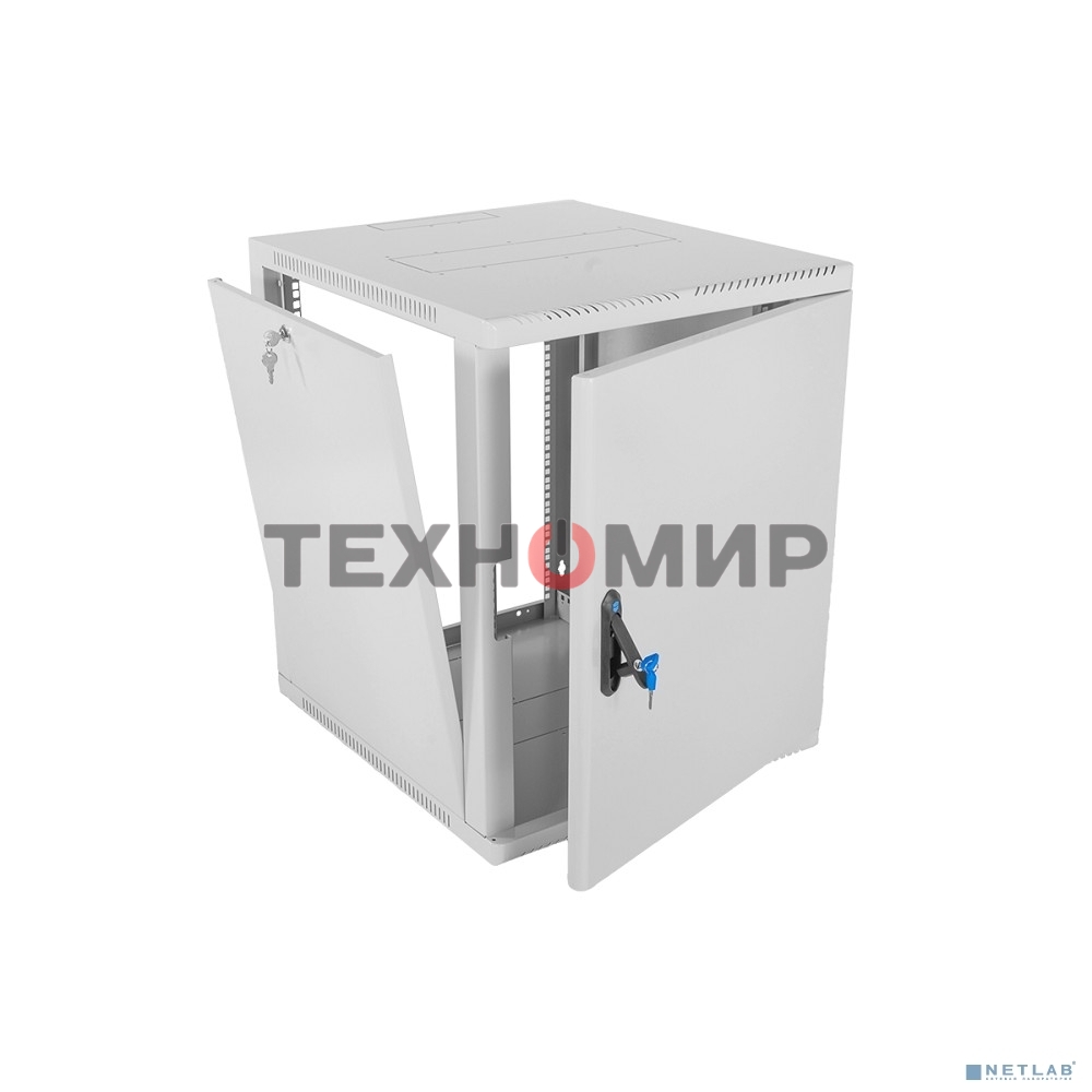 Шкаф ЦМО телекоммуникационный настенный сварной 12U (600 500) съемные стенки, дверь металл