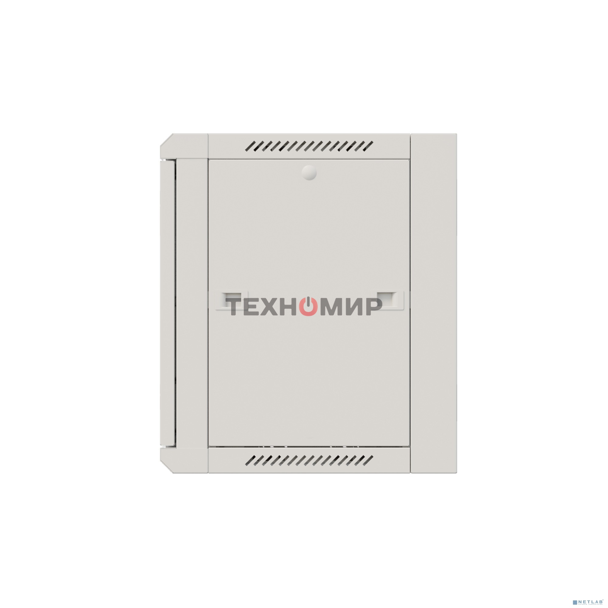 Шкаф коммутационный NTSS Премиум (NTSS-W12U6045GS-2) настенный 12U 600x450 мм пер. дв. стекл 60 кг серый IP20 сталь
