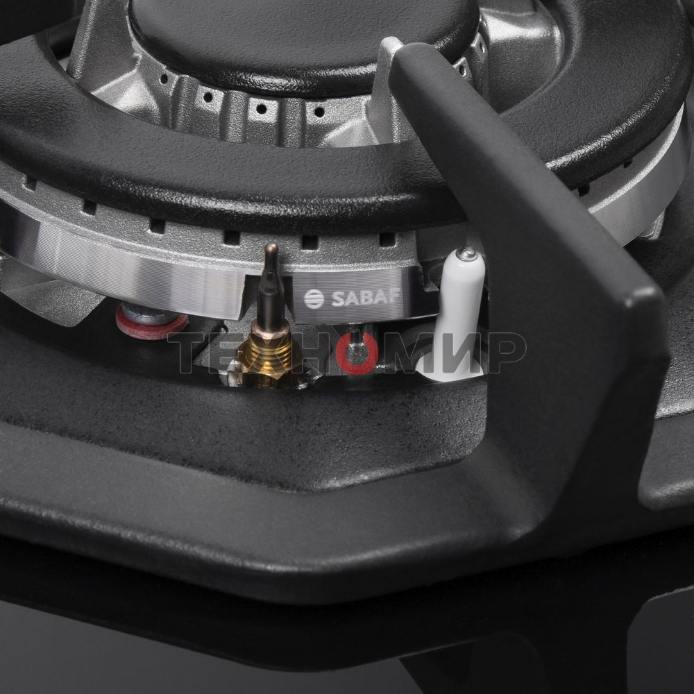 Газовая варочная панель Maunfeld EGHG.64.23CB/G, 4 конфорки, закаленное стекло, черный