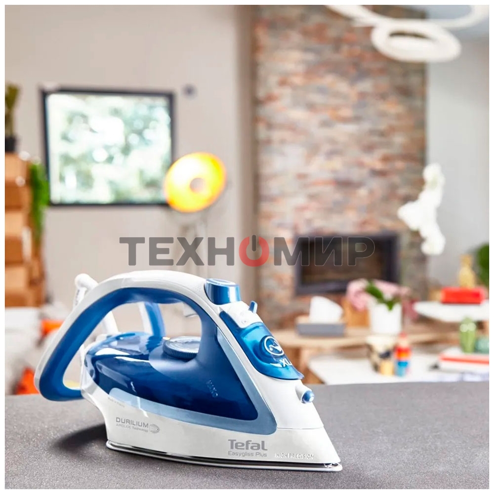 Утюг Tefal FV5736E0 2500Вт, 220г, синий