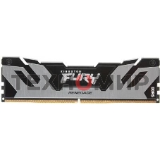 Оперативная память Kingston Fury Renegade, DDR5, 32Gb (1x32GB), 6400MHz, CL32, DIMM, радиатор, серебристый/черный