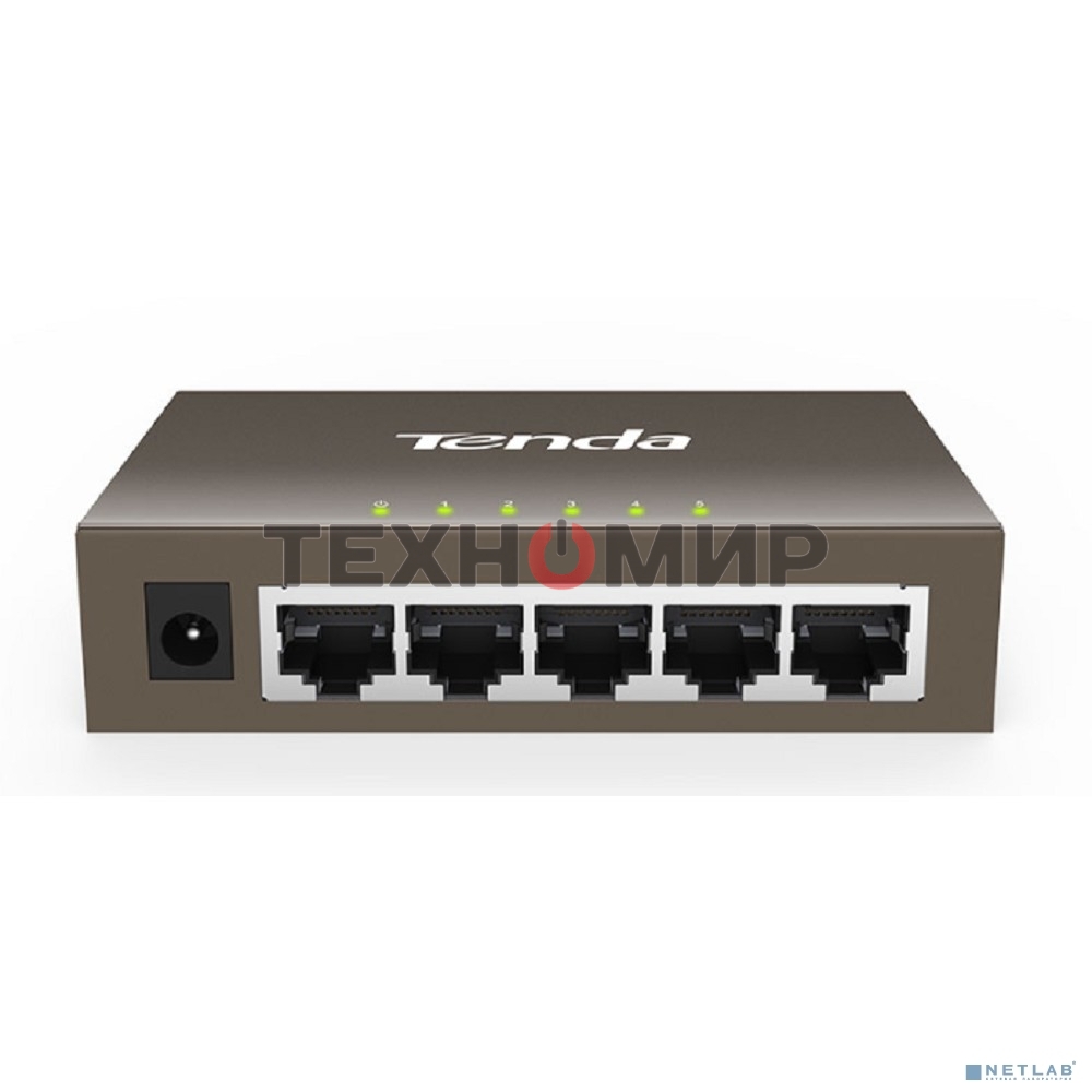 Коммутатор Tenda TEG1005D5-портовый гигабитный настольный