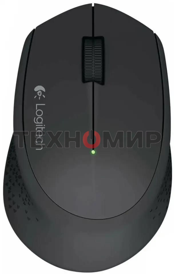 Мышь беспроводная Logitech M280 серый, 1000 dpi, радиоканал, USB, кнопки - 3