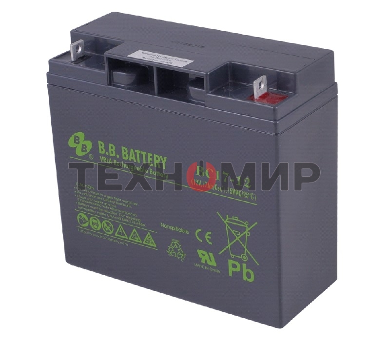 Батарея для ИБП B.B. Battery BC 17-12 (12V 17Ah)
